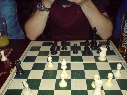 Game against a blind Boris