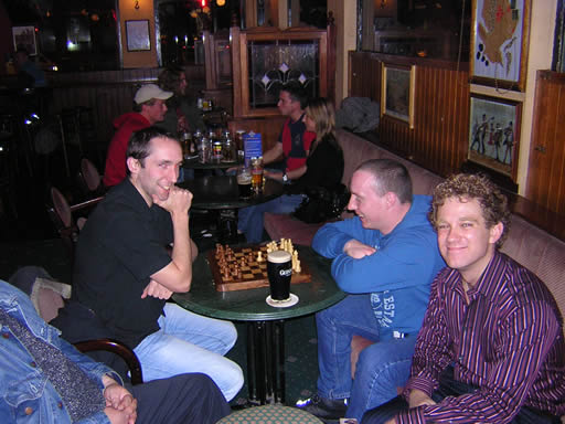 Clockwise - M ceilliers guinness filled belly, Rossroe, Huck and Sjeg