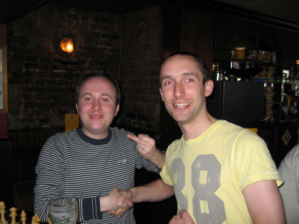 Demonseed and Rossroe, do you get the feeling that Demonseed didn't mean the 'good luck' handshake