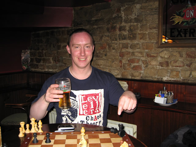 Oh dear, on the one hand huck just resigned, on the other hand at least he can now finish his pint in peace