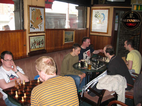 The beer flows and the games continue