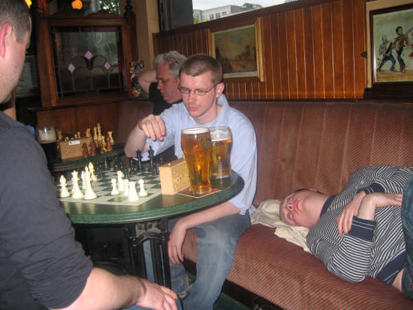 Beer, Chess and Demonseed asleep