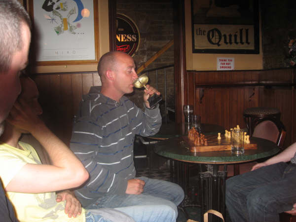 Jamesons single malt I believe... chrome poisoning the next day I bet