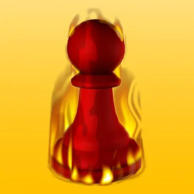 Red Hot Pawn Chess Logo Red Hot Pawn Chess Logo