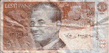 5 krron note