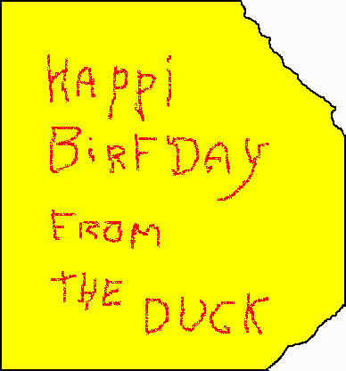 Card from The Duck